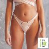 printed bikini bottom on a girls torso